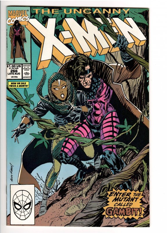 XMEN 266 NM 9.6!!;KILLER COPY!!! 1st APP FULL APPEARANCE GAMBIT.