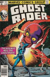 Ghost Rider # 41 Newsstand Cover VF- Marvel 1980 [B5]