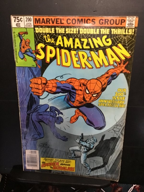 The Amazing Spider-Man #200 (1980) Key 200th issue! Origin retold! FN/VF Wow!