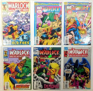Warlock Lot 6 #Infinity Watch 5, 28, 30, 34, Chronicles 7, 8 1992 Marvel Comics