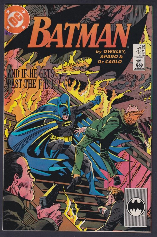 Batman 432 (1989) NM+ DC Comics