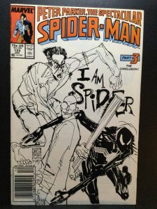 The Spectacular Spider-Man #133 Newsstand Edition (1987)