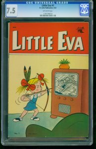 Little Eva #1  1952 - St. John -CGC 7.5 - Comic Book-1197194010