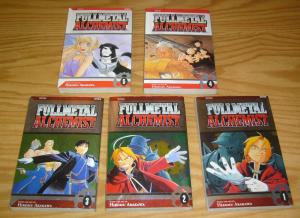 Fullmetal Alchemist #1-5 VF/NM complete set - viz manga 2 3 4 hiromu arakawa lot