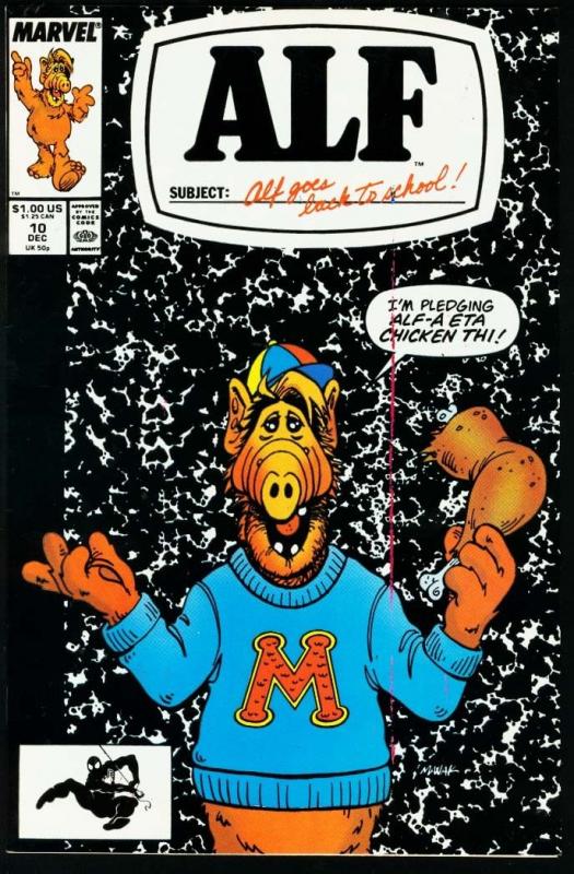 ALF #10-MARVEL COMICS-NBC-TV-MELMAC-1988 NM