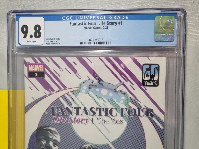 Fantastic Four Life Story #1 CGC 9.8 2021 Marvel Comics