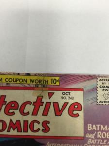 Detective Comics 248 Good/very Good Gd/vg