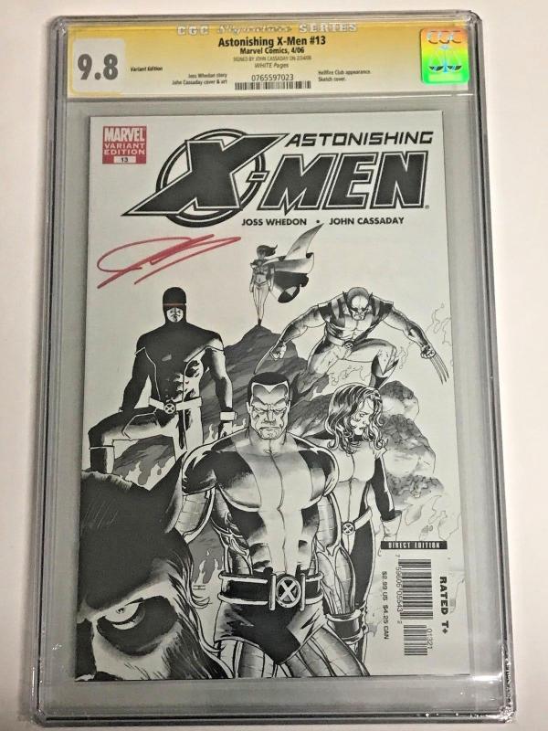 ASTONISHING X-MEN#13 CGC 9.8 SS JOHN CASSADAY MARVEL COMICS