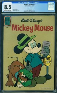 Mickey Mouse #77 (1961) CGC 8.5 VF+