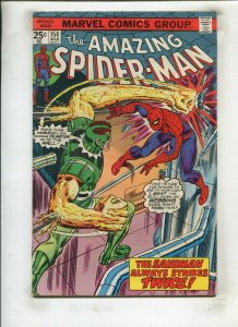 AMAZING SPIDER-MAN #154 (4.0) SANDMAN!! 1976