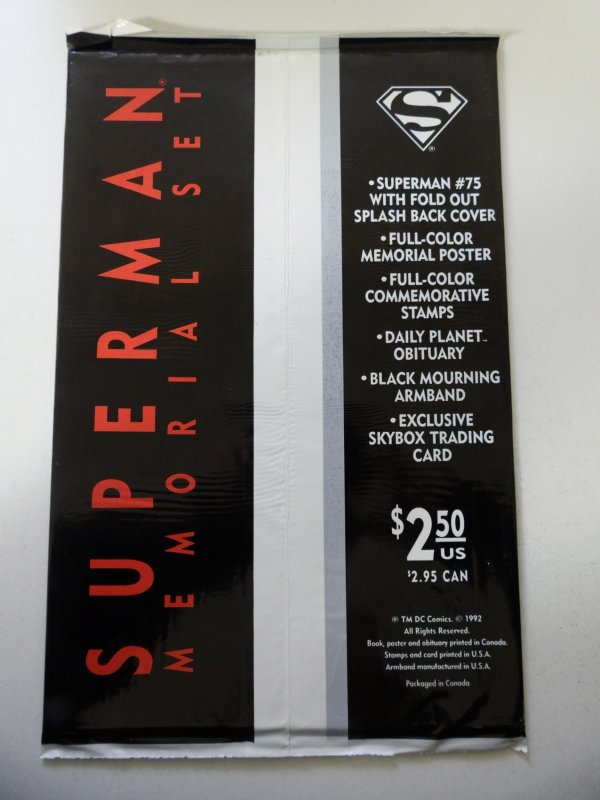 Superman #75 in poly sealed bag