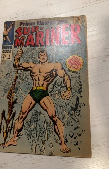 Sub-Mariner #1 (1968)2st solo seires- seedescription
