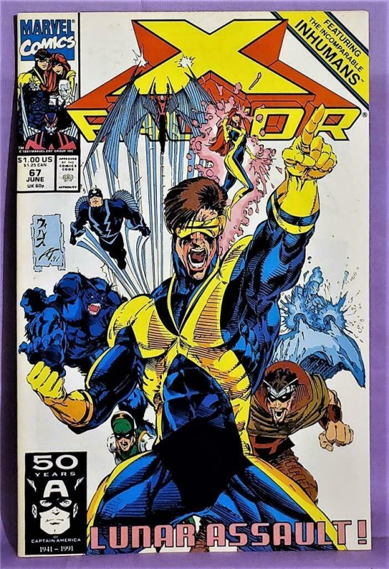 Jim Lee X-FACTOR #67 Whilce Portacio 1st App Shinobi Shaw! (Marvel, 1991)!