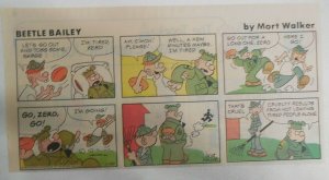 (52) Beetle Bailey Sundays by Mort Walker from 1985 Size: 7.5 x 15 inches