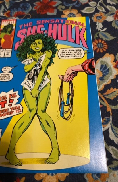 The Sensational She-Hulk #40 (1992) nude cover Higrade