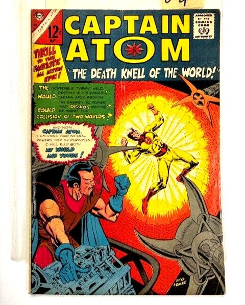 CAPTAIN ATOM 80 VG Charlton Comics April 1966 Steve Ditko Joe Gil