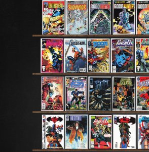 Huge Lot 130+ Comics with The Uncanny X-Men, Robo Hunter & More!