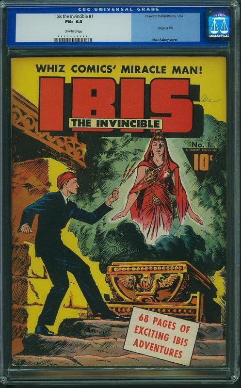 Ibis the Invincible #1 (1942) CGC 6.5 FN+