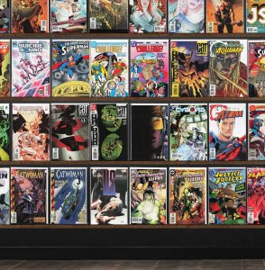 Huge Lot 150+ Comics with Trinity, Justice League, Catwoman & More!