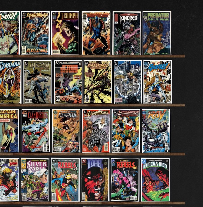 Huge Lot 150+ Comics with Darkstars, Gunfire, Factor X, Cable & More!