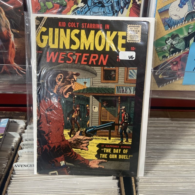GUN-SMOKE WESTERN #41 (GD) 1957 GD/VG  Atlas Marvel Comics