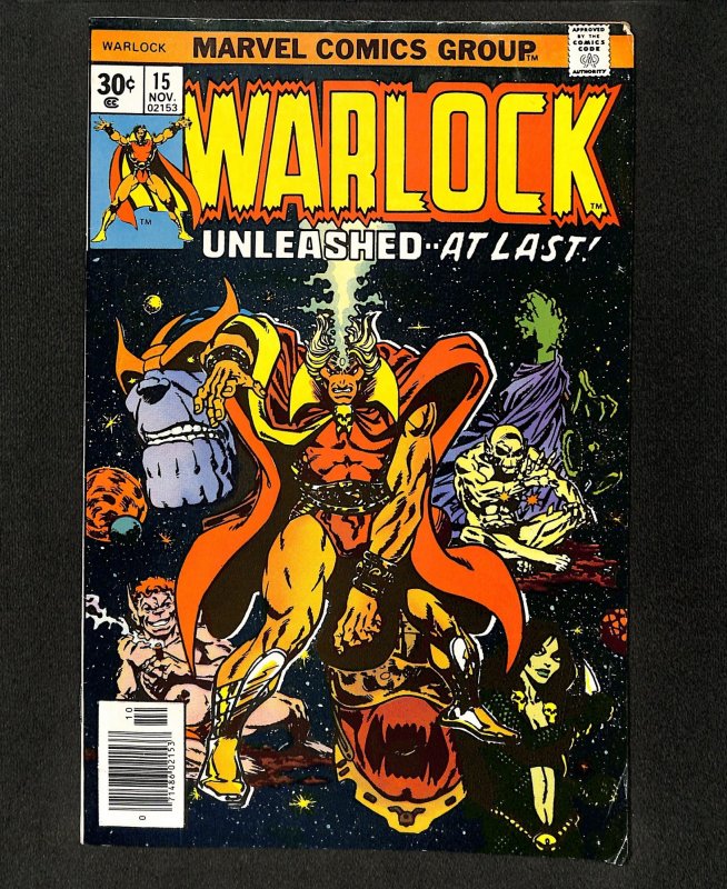 Warlock #15 1st Ancient Traveler! Thanos!