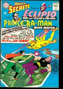 HOUSE OF SECRETS #76-ECLIPSO/PRINCE RA-MAN-DC FN