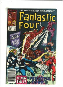 Fantastic Four #326 VF 8.0 Newsstand Marvel Comics 1989 Frighful Four