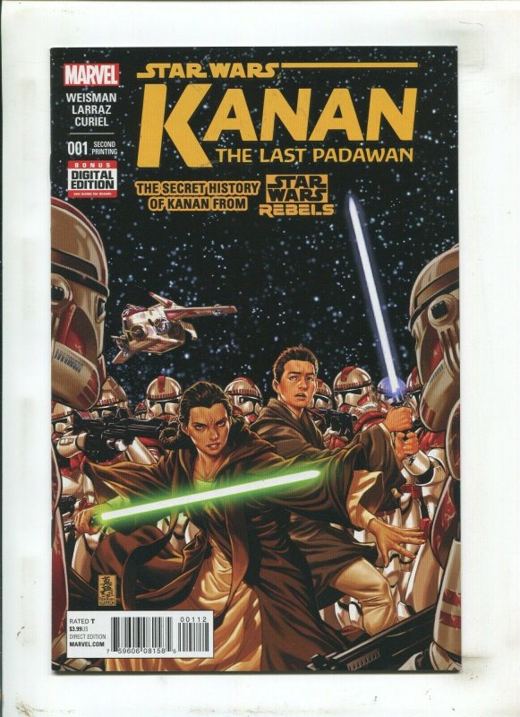 Star Wars: Kanan The Last Padawan #1 - 2nd Print Variant (9.2OB) 2015