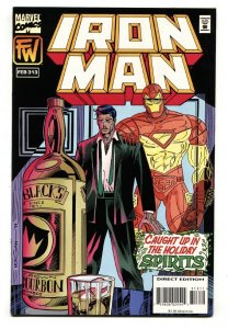 IRON MAN #313 1995 comic book Tony Stark alcoholic cover
