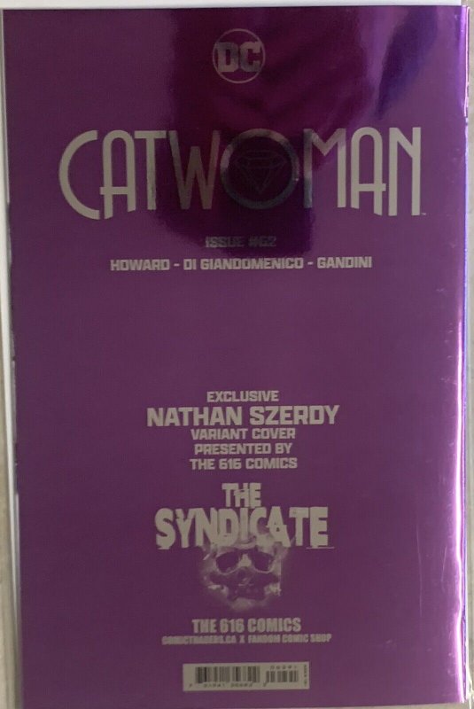 CATWOMAN #62 | NATHAN SZERDY VIRGIN FOIL VARIANT | INCREDIBLE ARTWORK | NM