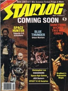 ORIGINAL Vintage May 1983 Starlog Magazine #70 Space Hunter Blue Thunder