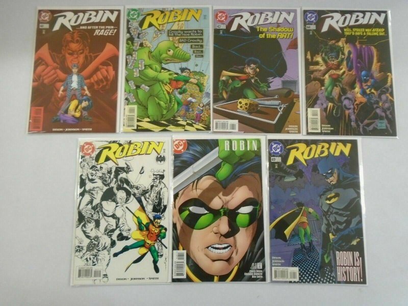 Robin comic lot 47 different from #1-49 8.0 VF (1993-98)