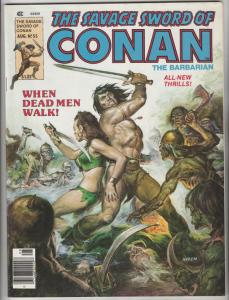 Savage Sword of Conan #55 (Aug-80) NM- High-Grade Conan