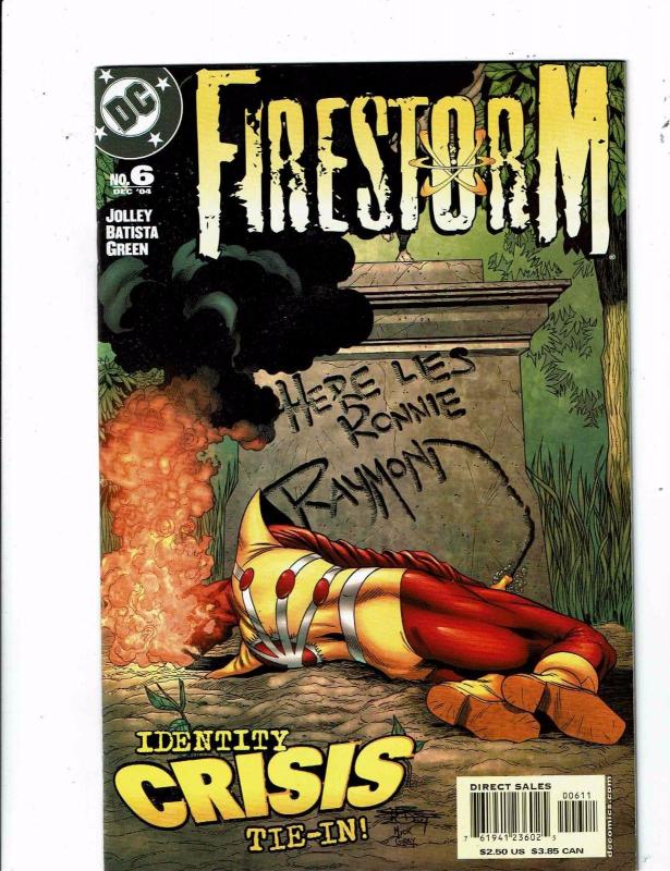 Lot of 5 Firestorm DC Comic Books #6 7 8 9 10 BH45
