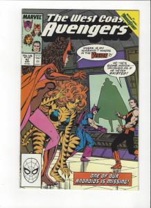 West Coast Avengers #42 1st Byrne Art  NM