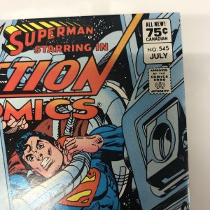 Action Comics (1983) # 545 (VF) Canadian Price Variant • CPV • Marv Wolfman