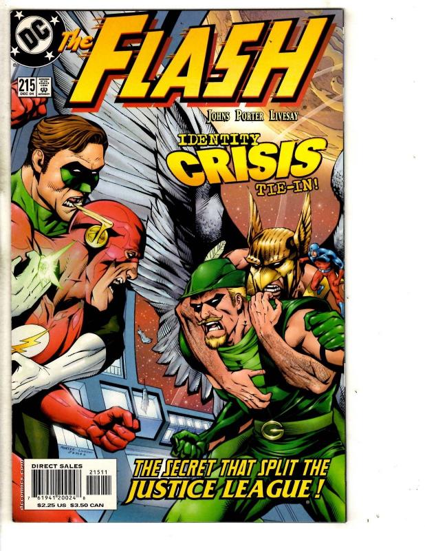 Lot Of 5 Flash DC Comic Books # 211 212 213 214 215 Batman Superman Arrow CR6 