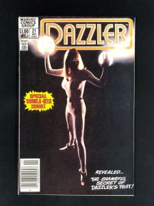 Dazzler #21 (1982) FN/VF Newsstand Photo Cover Double-Size Issue!