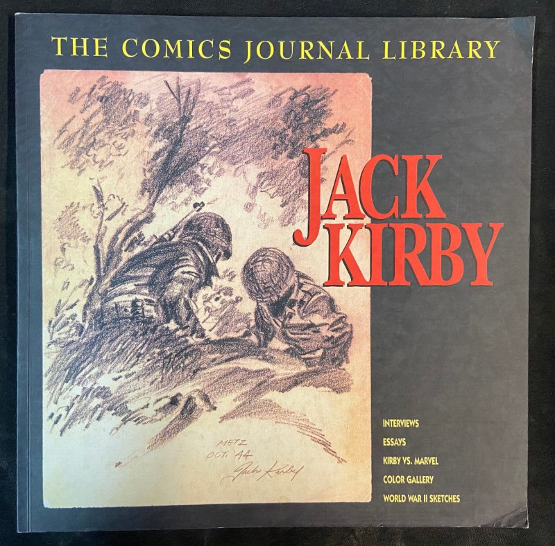 JACK KIRBY THE COMICS JOURNAL LIBRARY OVERSIZED TRADE PAPERBACK VF+
