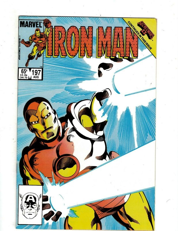 10 Iron Man Marvel Comics # 196 197 198 199 201 202 203 204 205 206 Stark J451