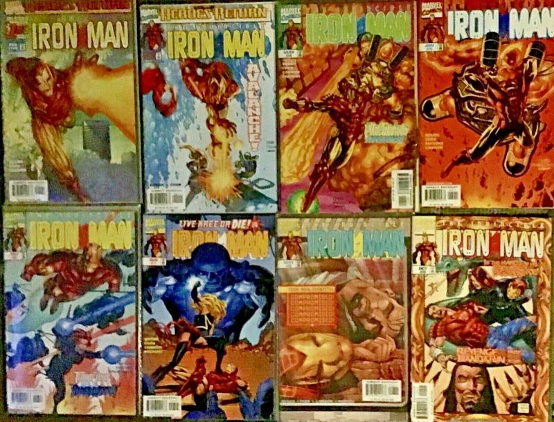 IRON MAN VOLUME 3 (1998)#1,2,4,5,6,7,8,9 ALL NM CONDITION 8 BOOK LOT