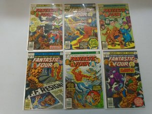 Fantastic Four lot 18 different 35c covers from #188-205 avg 6.0 FN (1977-79)