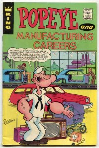 Popeye #7 1972- Manufacturing Careers VF