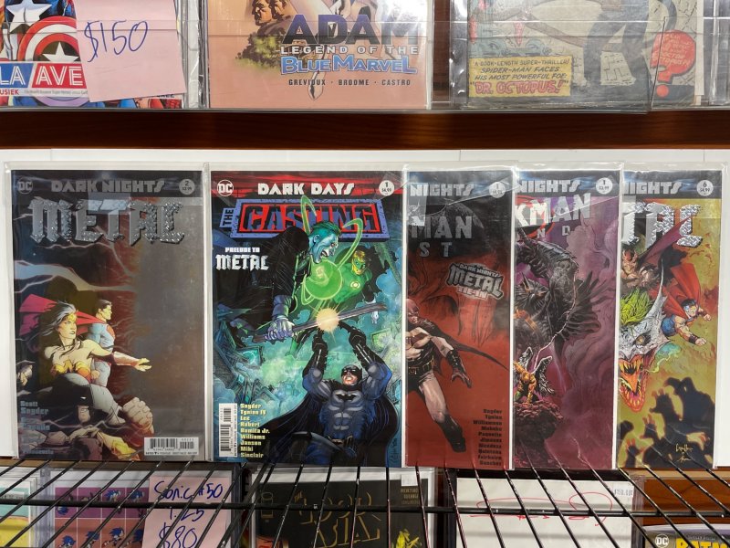 Dark Nights: Metal #1-6, Dark Days Forge/Casting, Batman Lost/Hawkman Found 2018