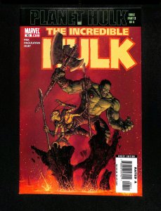 Incredible Hulk (2000) #93 Planet Hulk!