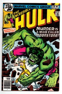 Incredible Hulk #221 newsstand - 1st app Moonstone - KEY - 1978 - FN/VF