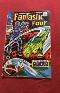Fantastic Four #74 (1968) Affordable Grade VG Silver Surfer, Galactus! Kirby Art