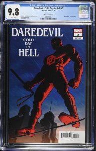 DAREDEVIL COLD DAY IN HELL #2 MARVEL 2025 1:50 FRANK MILLER VARIANT CGC 9.8 NM