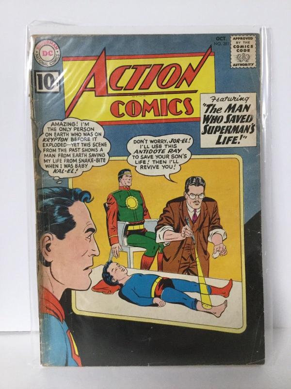 Action Comics 1.8 Gd- Good- Cover Detached DC Comics SA